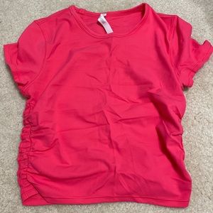 Never worn lululemon all it takes short sleeve in lipgloss